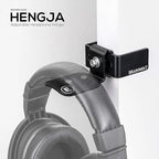 BRAINWAVZ Hengja - The Desk Headphone Stand Hanger Mount, All Metal, Rotatable Mount, PC & Gaming Headset Holder