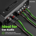 GEARit Pro Series 16AWG Speaker Wire, 16 Gauge Speaker Wire Cable (100 Feet / 30 Meters) Great Use for Home Theater Speakers and Car Speakers, Transparent Black/Green