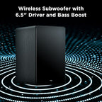 TCL Q75H 5.1.2 Sound Bar with Wireless Subwoofer for Smart TV | Dolby Atmos DTS:X Auto Room Calibration | 620W Power Bluetooth Home Theater Speaker | App Control & Remote Control | Latest Model