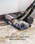Cordless Vacuum Cleaner, Upgraded 55KPA 650W 70Mins Stick Vacuum with Hurricane Mode, Self-Standing, Touch Screen, 1.8L Dust Cup, Anti-tangle Wireless Vacumm, Vacuum Cleaners for Home/Pet Hair/Carpets