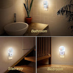 YESPOAK Cute Little Elephant Play Butterfly Dusk to Dawn Night Light Auto Sensor Lamp Home Indoor Stairway Kitchen Corridor Night Lights Plug Into Wall Décor Boys Girls Women Men Room Gifts