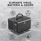 Airthereal MA10K-PRO SMART WiFi Ozone Generator - High Ozone Output Capacity Ozonator- Odor Remover, Deodorizer, Sterilizer - Adjustable Output and Timer Settings for Any Size Room - Black