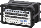 Gator Cases Pro Series Rotationally Molded 6U Rack Case with Shallow 13" Depth, Made in USA (G-PRO-6U-13)