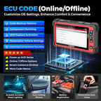 LAUNCH X431 CRP919E OBD2 Scanner, 2026 Bidirectional Scan Tool As CRP919EBT, ECU Code, 35+ Services, Active Test, All System Diagnose, CANFD & DOIP, FCA SGW, Android 10.0, 160+ Brands, 2 Year Update