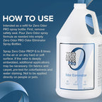 Zero Odor Pro - Commercial Strength Odor Eliminator & Neutralizer, Air Freshener, Room Deodorizer - Strongest Odor Eliminator Trigger Spray, 128oz Refill