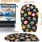 BOCHEERY Ergonomic Mouse Pad Wrist Support,Upgrade Mousepad with Massage Design,Non-Slip PU Base Desktop Mouse Pads for Pain Relief, Computer, Office & Home,12 x 8 in（F-Lovely Dogs）