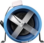 VENTS-US VKM 305-12" Inline Duct Fan with Metal Casing (740 CFM) Boosts Airflow Through Long or Complex Duct Runs