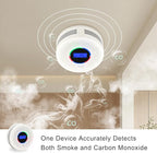 Kesy Upgraded Smoke and Carbon Monoxide Detector 10-Year Lifespan, Dual Sensor Smoke Alarm & Carbon Monoxide Detector (1 Pack)