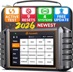 FOXWELL NT716 OBD2 Scanner Bidirectional Scan Tool for Engine, ABS, SRS & Transmission, Code Reader with 9 Resets Including ABS, Oil Light, SAS, EPB, BMS, DPF, Throttle Relearn & Injector, Black