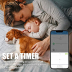 SMAAIR 56 Inch Smart Ceiling Fan with Light, 3 Blade Low Profile Ceiling Fan with Light and 10 Speed DC Motor, works with APP/Alexa/Google Assistant/Siri Shortcuts (Dark Walnut Wood)
