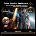 SANSUI 24 Inch Curved Gaming Monitor up to 180Hz MPRT 1ms with Built-in Speakers,FHD 1080P Computer Monitor Freesync 130% sRGB HDR,HDMI DP Ports VESA Mount Metal Stand(ES-G24C1 HDMI Cable Included)