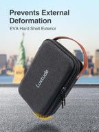 Luxtude Electronics Organizer Travel Case, Portable Tech Organizer for Working/Travelling, Sturdy Hard Cases for Electronics/Charger/Mouse/Hard Drive, Case Only