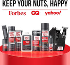 HAPPY NUTS The Ballber Pro Electric Groin & Body Hair Trimmer for Men - Mens Body Groomer Kit for Privates - Waterproof Shaver for Hard to Reach Areas