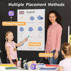 Classroom Timers for Teachers Kids Large Magnetic Digital Timer Teacher Supplies 2 Pack-Orange Purple