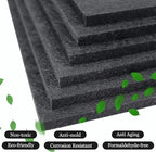 BXI Sound Absorber - 31.5 X 23.6 X 3/8 Inches 6 Pack High Density Acoustic Absorption Panel, Sound Absorbing Panels Reduce Echo Reverb, Tackable Acoustic Panels for Wall and Ceiling Acoustic Treatment