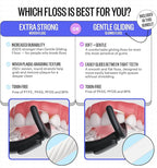 FLAUS Electric Flosser Refills (Oprah's List, Shark Tank) 90ct Gentle Gliding Dental Floss Heads - Refillable Floss Picks, Easy Glide Flossing, Gentle Gum Care, Dentist Recommended Tooth Flossers, Eco