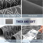 Teenyyou 1 Pcs 26 x 18 Dryer Top Protector Mat, Washer and Dryer Topper, Non Slip Waterproof Machine Cover Dust Proof Quick Drying Topper Pad for Laundry and Kitchen (Classical)