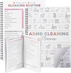 ADHD Cleaning Planner‌, Cleaning Plan Schedule and Checklist‌ for Adults and Teens, Adhd Cleaning and Organizing Planner, Daily Weekly Monthly Checklist for Home, Reusable ‌DIY Household Cleaning Planner‌