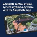 SimpliSafe 5 Piece Wireless Home Security System - Optional 24/7 Professional Monitoring - No Contract - Compatible with Alexa and Google Assistant,White