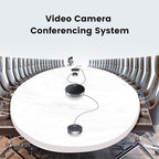 All-in-One PTZ 4K 12X Optical Zoom Video Conference Room Camera System with Bluetooth Speakerphone 2 Expansion Mics HDMI 78° Wide View Angle Lens Works with Zoom Webex for Large Meeting Room