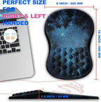 KUOSGM Mouse Pad Wrist Support, Ergonomic Mouse Pad with Massage Dot, Comfortable Computer Mouse Pad for Laptop, Wrist Rest Pain Relief Mousepad with Non-Slip PU Base for Office & Home, 12 x 8 in