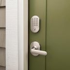 Schlage Arrive WiFi Deadbolt Smart Lock, Keyless Entry Door Lock with Remsen Trim, Satin Nickel, Compatible with Alexa and Google, BE459WB RMN 619