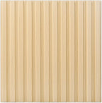 Art3d Slat Wall Panel, 3D Fluted Textured Panel 12-Tile 19.7 x 19.7in. - Oak