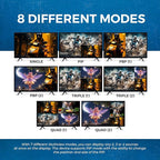 OREI Quad Multi HDMI Viewer 4 in 1 Out HDMI Switcher 4 Ports Seamless Switcher and IR Remote Support 4K @ 30Hz 1080P for PS4/PC/DVD/Security Camera, VGA Output - HDS-401MV