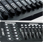 TCFUNDY DMX 512 Controller, 192 Channel DMX Light Controller Stage Lighting Console for Party DJ Disco Lights Show Night Club