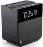 Soundfreaq Sound Rise II, SFQ-16: Bedside Alarm Clock Radio & Bluetooth Speaker, with Large Display Screen, FM Radio, Fast USB Charging, and Nature Sound