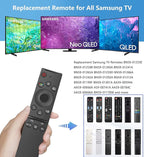 (Pack of 2) Replacement Remote Control for Samsung TV, Compatible for All Samsung TV LED QLED UHD SUHD HDR LCD Frame Curved Solar HDTV 4K 8K 3D Smart TVs