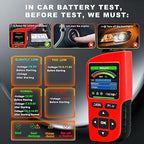 Acclope BT90 PRO 2-360Ah Battery Tester with Cloud Printing, 30-3800 CCA, 6V/12V/24V Digital Analyzer, SOH/SOC/Volt/Res/Cranking&Charging Test, Real‑Time Ambient Temp, AGM/EFB/Gel/Li