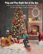 Black Remote Control Outlet, WILAWELS Wireless Remote On Off Switch for Outlet, Remote Light Switch for Lamp, Light, Programmable, 100ft RF Range, 15A/1875W, Battery Included, FCC Listed H11RC1106