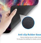 Galaxy Extended Big Mouse Pad Large,XL Gaming Mouse Pad Desk Pad,31.5x11.8inch Long Computer Keyboard Mouse Mat Mousepad with 3mm Non-Slip Base for Home Office Work
