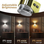 L LOHAS LED 3CCT Night Lights Plug into Wall, 3000K/4000k/5000K Adjustable Color Temperature Night Light,Bubble Nightlight with Dusk to Dawn Sensor for Rooms Bathroom Hallway