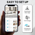 Funstorm 2025 Upgraded Security Camera, 4K HD Mini Nanny Cam for Home with Night Vision, WiFi Indoor Camera, 100 Days Long Battery Life, Motion Detection, Remote Viewing, Wireless Surveillance Cam