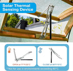 2PCS Greenhouse Window Opener, Auto Vent Opener, Solar Sensitive Automatic Roof Vent Opener, Solar Heat Hothouse Roof Vent Kit, Greenhouse Supplies, Dual Spring Up to 30lbs