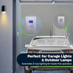 TOPGREENER Digital Astronomic Timer Switch, 7-Day Programmable Sunrise Sunset, Single Pole or 3-Way, Neutral Wire Required, 120VAC, UL Listed, TGT01-H-SV, Silver