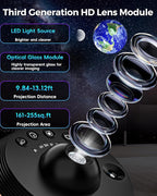 Galaxy Projector for Bedroom, 13 in 1 Home Planetarium Star Constellation Projector with Meteor Moon Milky Way, Space Ceiling Starry Sky Night Light Projector for Kid Adult Christmas Gift