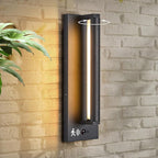 Tarentlight Modern PIR Motion Sensor Outdoor LED Wall Light, with a Rotatable Beam and 245° Adjustment, 3 Lighting Sensor Modes, IP65 Waterproof, Suitable for Porches, Balconies, Gardens, Garages.
