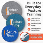 Vertex Weighted Cushion Forward Head Posture Corrector for Women Men - 3 Size Options Neck Workout Equipment Set - Head Neck Straightener Back Alignment for Home - No straps needed