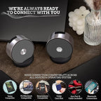 Long Run Technologies Stereo Bluetooth Speakers - Wireless Computer Speaker for Desktop Laptop PC for Boys & Girls Sister Brother Mom & Dad - Bluetooth Stereo Speakers Home Theater Gaming Rose Gold