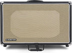 Sound Town Vintage 6U Amp Rack Case, 12.5" Depth with Rubber Feet, Dust Cover, Kickstand, Black (STVRC-6BK)