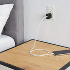 Amazon Basics 30W One-Port GaN USB-C Wall Charger with Power Delivery PD for Tablets & Phones (iPhone 16/15/14/13/12/11/X, iPad, Samsung, and More), Non-PPS, Black