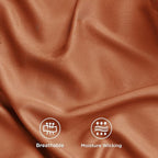 Bedsure King Size Sheets Set, Cooling Sheets for Hot Sleepers, Rayon Derived from Bamboo, Breathable & Soft, Deep Pocket Up to 16 Inches, Hotel Luxury Silky Bedding, Burnt Orange