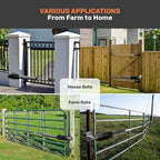 TMT Mastiff 400 Single Automatic Gate Openers Up to 8ft and 772lb Heavy Duty Swing Gate, Gate Openers with Remote Complete Kit, Electric Gate Opener for Driveway with Powerful Motor (APP Compatible)