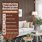 Avana Modern Acoustic Wood Wall Panels – 94.4 x 12.6 Inch Walnut Acoustic Panels 1 PC – Wall Panels For Interior Wall Decor For Homes, Offices, Studios – Sturdy & Durable Wood Panels For Wall