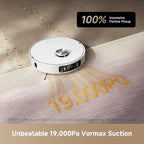 DREAME L40s Ultra AE Robot Vacuum and Mop Combo, 19,000Pa Suction, Self Emptying Dust Box, Flexible Mop & 167℉ Self Cleaning Washboard, Diverse Brush Selection, All-in-One Station, Auto Refill