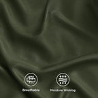 Bedsure California King Sheet Sets, Cooling Sheets, Rayon Derived from Bamboo, Breathable & Soft, Deep Pocket Up to 16 Inches, Hotel Luxury Silky Bedding for Hot Sleepers, Olive Green
