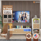 Avana Acoustic Wood Wall Panels – 94.4 X 12.6 Inch Walnut Acoustic Panels 4 PCs – Wall Panels For Interior Wall Decor For Homes, Offices, Studios – Sturdy And Durable Wood Panels For Wall